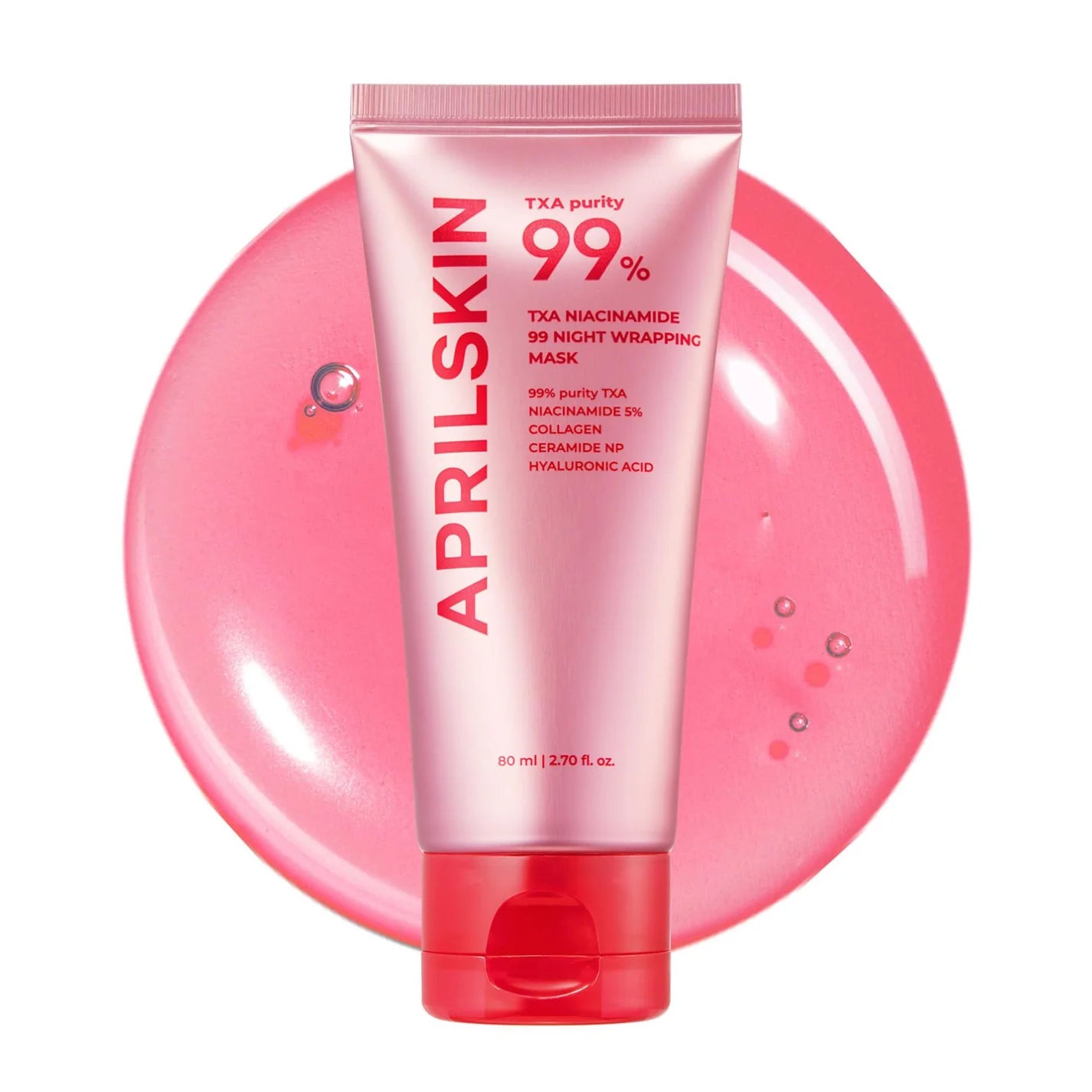 Aprilskin TXA Niacinamide 99% нощна маска - 80ml